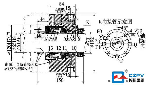 鍋爐泵機械密封結(jié)構(gòu)圖